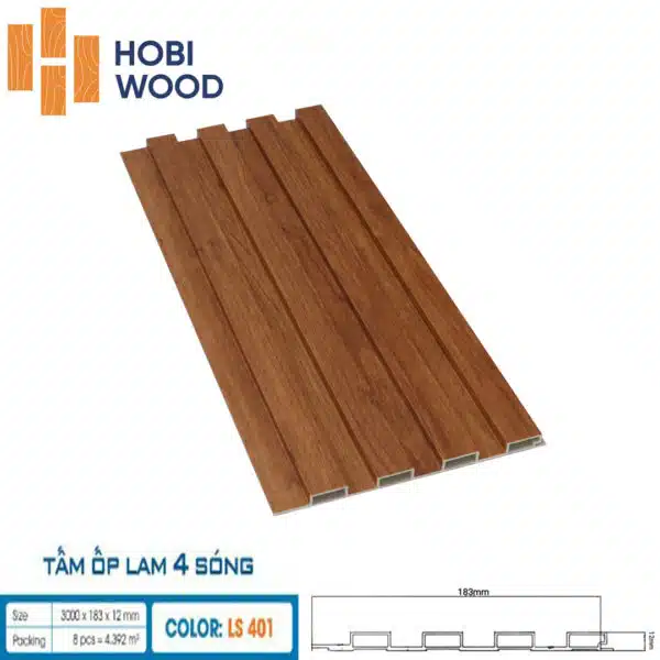 Tấm ốp 4 sóng thấp Hobiwood - Hình ảnh 11