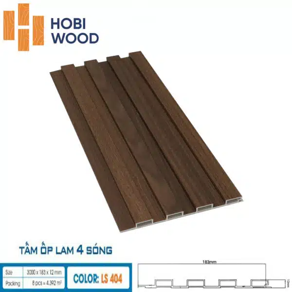 Tấm ốp 4 sóng thấp Hobiwood - Hình ảnh 8