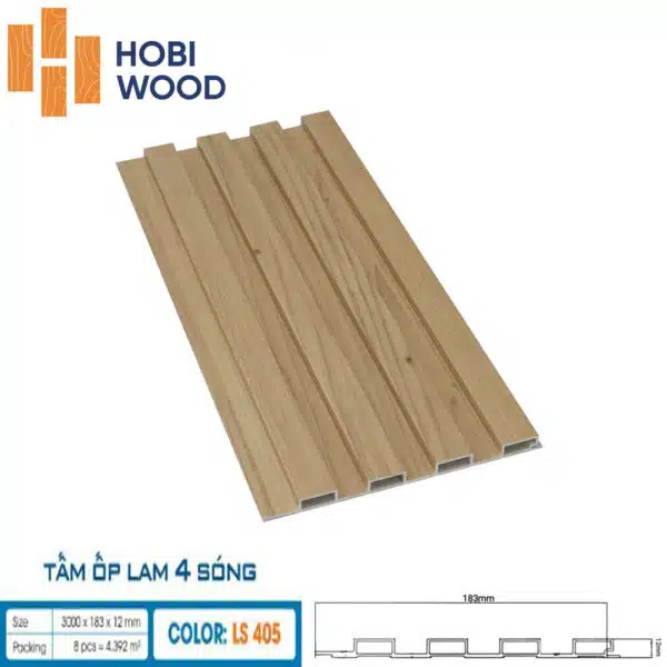 Tấm ốp 4 sóng thấp Hobiwood - Hình ảnh 7